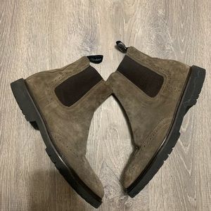 florsheim suede chelsea boots